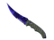 ★ StatTrak™ Flip Knife | Doppler Sapphire (Minimal Wear)