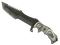 ★ StatTrak™ Huntsman Knife | Black Laminate (Battle-Scarred)