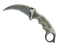 ★ StatTrak™ Karambit | Black Laminate (Well-Worn)