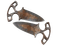 ★ Shadow Daggers | Rust Coat (Battle-Scarred)