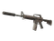 M4A1-S | Rose Hex (Battle-Scarred)
