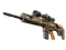 SCAR-20 | Short Ochre (Battle-Scarred)
