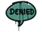 Sealed Graffiti | Denied (Frog Green)
