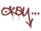 Sealed Graffiti | Okay (Brick Red)