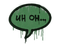 Sealed Graffiti | Uh Oh (Jungle Green)