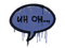 Запечатанный граффити | Ой-ой (Полицейский синий)
