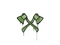 Sealed Graffiti | X-Axes (Battle Green)