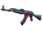 StatTrak™ AK-47 | Неоновый гонщик (Закалённое в боях)