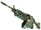 StatTrak™ M249 | Emerald Poison Dart (Minimal Wear)