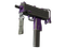 StatTrak™ MAC-10 | Ultraviolet (Battle-Scarred)