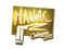 Sticker | Maniac (Gold) | Cologne 2015