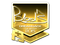 Sticker | B1ad3 (Gold) | Cluj-Napoca 2015