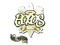 Sticker | BOROS (Gold) | Paris 2023