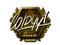 Sticker | COLDYY1 (Gold) | London 2018