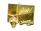 Sticker | Furlan (Gold) | Cologne 2015
