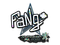 Sticker | FaNg (Glitter) | Antwerp 2022