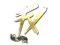 Sticker | Fluxo (Gold) | Paris 2023