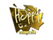 Sticker | Happy (Gold) | Cologne 2016