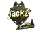 Sticker | JACKZ (Gold) | Stockholm 2021