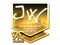 Sticker | JW (Gold) | Cluj-Napoca 2015