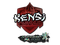 Sticker | KENSi (Glitter) | Antwerp 2022