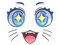 Sticker | Kawaii Eyes (Glitter)