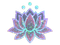 Sticker | Lotus (Glitter)