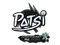 Sticker | Patsi (Glitter) | Antwerp 2022