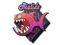 Sticker | Pink Jaggyfish