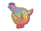 Sticker | Poorly Drawn Chicken (Holo)