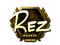 Sticker | REZ (Gold) | London 2018