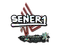 Наклейка | SENER1 (с блёстками) | Антверпен-2022