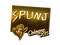 Sticker | SPUNJ (Gold) | Cologne 2015