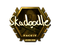 Sticker | Skadoodle (Gold) | London 2018