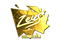 Sticker | Zeus (Gold) | Cologne 2016