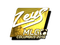 Sticker | Zeus (Gold) | MLG Columbus 2016