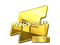 Sticker | markeloff (Gold) | Atlanta 2017