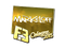 Sticker | markeloff (Gold) | Cologne 2015