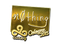 Sticker | n0thing (Gold) | Cologne 2015
