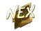 Sticker | nex (Gold) | Boston 2018