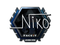 Sticker | niko (Foil)  | London 2018