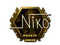 Sticker | niko (Gold)  | London 2018