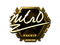 Sticker | nitr0 (Gold) | London 2018