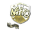 Sticker | nitr0 (Gold) | Paris 2023