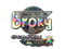 Sticker | broky (Holo, Champion) | Antwerp 2022