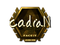 Sticker | cadiaN (Gold) | London 2018