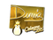 Sticker | dennis (Gold) | Cologne 2015