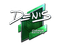 Sticker | denis (Foil) | Boston 2018
