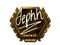 Sticker | dephh (Gold) | London 2018