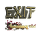 Sticker | exit (Gold) | Shanghai 2024